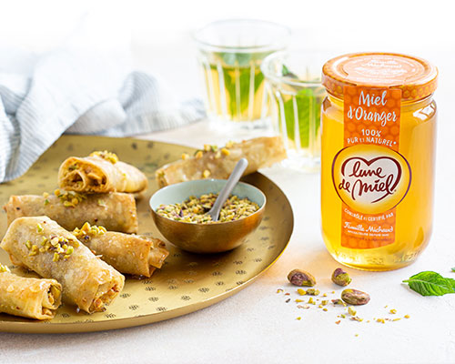 Pâtisseries orientales au miel d’oranger Lune de Miel®